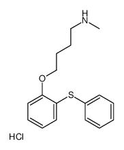 N-methyl-4-(2-phenylsulfanylphenoxy)butan-1-amine,hydrochloride结构式
