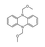 5,10-bis(methoxymethyl)phenazine结构式