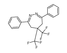 3,7-diphenyl-5,5-bis(trifluoromethyl)-4,6-dihydrodiazepine Structure