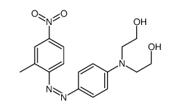 2-[N-(2-hydroxyethyl)-4-[(2-methyl-4-nitrophenyl)diazenyl]anilino]ethanol结构式
