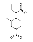 3-methyl-1-nitro-4-(1-nitropropyl)-4H-pyridine Structure