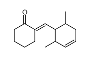 2-[(2,6-dimethylcyclohex-3-en-1-yl)methylidene]cyclohexan-1-one结构式