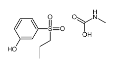 methylcarbamic acid,3-propylsulfonylphenol Structure