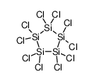 1,1,2,2,3,3,4,4,5,5-decachloropentasilolane结构式
