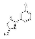 3-(3-chlorophenyl)-1,2,4-oxadiazol-5-amine结构式