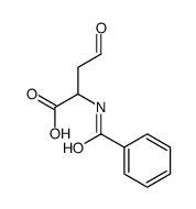 2-benzamido-4-oxobutanoic acid Structure