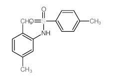 N-(2,5-dimethylphenyl)-4-methyl-benzenesulfonamide Structure