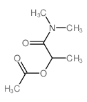 Propanamide,2-(acetyloxy)-N,N-dimethyl- structure