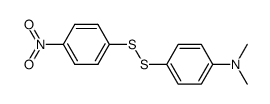 4-(N,N-dimethylamino)phenyl 4'-nitrophenyl disulfide Structure