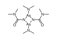 2,4-Bis-dimethylamino-[1,3,2,4]diazadiarsetidine-1,3-dicarboxylic acid bis-dimethylamide Structure