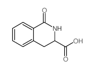 1-oxo-1,2,3,4-tetrahydro-3-isoquinolinecarboxylic acid(SALTDATA: FREE)结构式