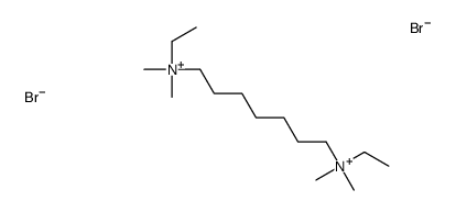 ethyl-[7-[ethyl(dimethyl)azaniumyl]heptyl]-dimethylazanium,dibromide Structure