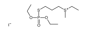 3-diethoxyphosphorylsulfanylpropyl-ethyl-methylsulfanium,iodide结构式