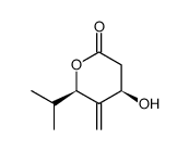 2H-Pyran-2-one,tetrahydro-4-hydroxy-5-methylene-6-(1-methylethyl)-,(4R,6R)-(9CI) picture