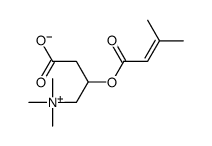 3-Methylcrotonyl L-Carnitine Structure