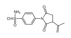 4-(2,5-dioxo-3-prop-1-en-2-ylpyrrolidin-1-yl)benzenesulfonamide Structure