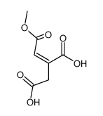 propene-1,2,3-tricarboxylic acid-1-methyl ester结构式