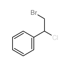 Benzene,(2-bromo-1-chloroethyl)- Structure