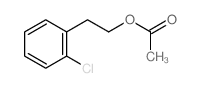 2-(2-chlorophenyl)ethyl acetate结构式