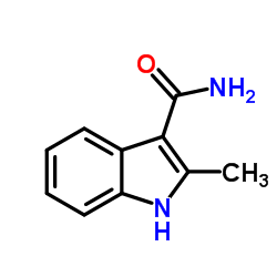 2-Methyl-1H-indole-3-carboxamide structure