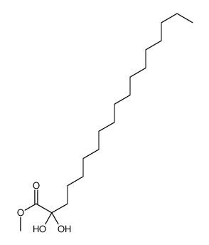 methyl 2,2-dihydroxyoctadecanoate Structure