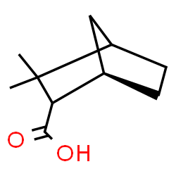 (1R-exo)-3,3-dimethylbicyclo[2.2.1]heptane-2-carboxylic acid结构式
