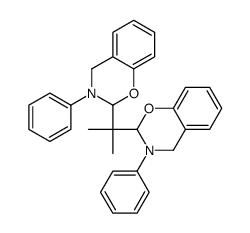 3-phenyl-2-[2-(3-phenyl-2,4-dihydro-1,3-benzoxazin-2-yl)propan-2-yl]-2,4-dihydro-1,3-benzoxazine Structure