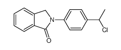 1-chloro [4-(1-oxo-2-isoindolinyl)phenyl]ethane结构式