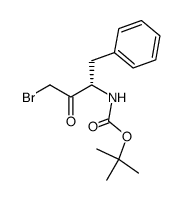 tert-butyl 4-bromo-3-oxo-1-phenylbutan-2-ylcarbamate结构式