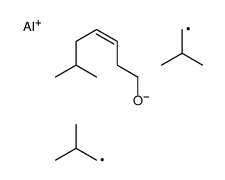 (E)-diisobutyl(6-methylhept-3-en-1-olato)aluminium structure