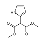 dimethyl 2-(1H-pyrrol-2-yl)propanedioate Structure