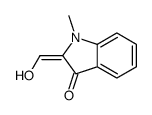 3H-Indol-3-one,1,2-dihydro-2-(hydroxymethylene)-1-methyl-(9CI) Structure