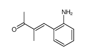 4-(2-aminophenyl)-3-methyl-(3E)-buten-2-one结构式