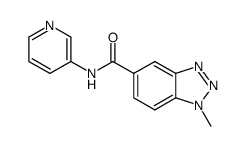 1H-Benzotriazole-5-carboxamide,1-methyl-N-3-pyridinyl-(9CI) picture