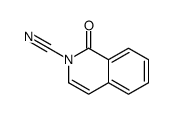 2(1H)-Isoquinolinecarbonitrile,1-oxo-(9CI) Structure