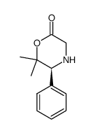 (S)-6,6-dimethyl-5-phenylmorpholin-2-one Structure
