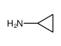 (cyclopropylamine)H(1+) Structure
