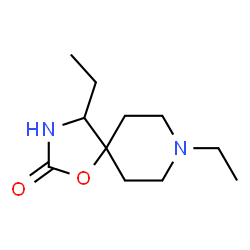 1-Oxa-3,8-diazaspiro[4.5]decan-2-one,4,8-diethyl-(9CI)结构式