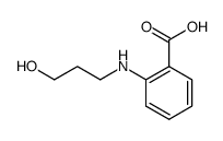 Anthranilicacid,N-(3-hydroxypropyl)-(5CI) Structure