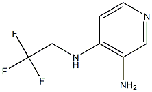 N4-(2,2,2-trifluoroethyl)pyridine-3,4-diamine结构式