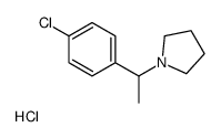 (p-Chloro-alpha-methylbenzyl)pyrrolidine hydrochloride picture