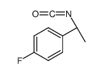 Benzene, 1-fluoro-4-[(1S)-1-isocyanatoethyl]- (9CI)结构式
