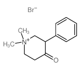 1,1-dimethyl-3-phenyl-2,3,5,6-tetrahydropyridin-4-one structure