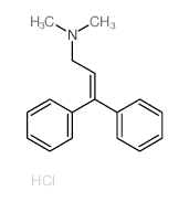 2-Propen-1-amine, N,N-dimethyl-3,3-diphenyl-, hydrochloride (9CI) Structure