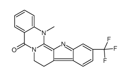 8,14-Dihydro-14-methyl-11-(trifluoromethyl)-indolo[2',3':3,4]pyrido[2,1-b]quinazolin-5(7H)-one Structure