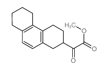 methyl 2-(1,2,3,4,5,6,7,8-octahydrophenanthren-2-yl)-2-oxo-acetate结构式