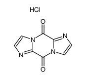5H,10H-diimidazo(1,2-a:1',2'-d)pyrazine-5,10-dione dihydrochloride Structure