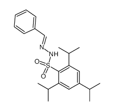 benzaldehyde 2,4,6-tri-isopropylbenzenesulphonyl hydrazone Structure