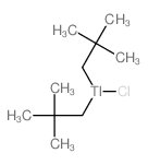 Thallium, chlorobis(2,2-dimethylpropyl)- Structure