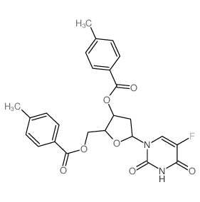 Uridine,2'-deoxy-5-fluoro-, 3',5'-bis(4-methylbenzoate) (9CI) structure